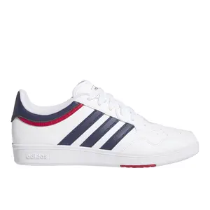 adidas Mens Hoops 4.0 Lace Up Sneakers Shoes Casual - White adidas Mens Hoops 4.0 Lace Up Sneakers Shoes Casual - White