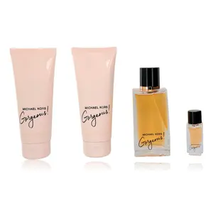 Gorgeous by Michael Kors for Women - 4 Pc Gift Set 3.4oz EDP Spray, 0.17oz EDP Spray, 3.4oz Body Lotion, 3.4oz Shower Gel
