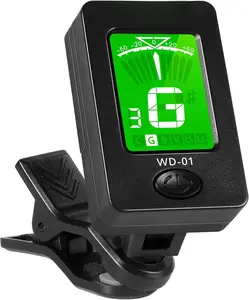 Guitar Tuner Clip on Ukulele Violin Tuner - Chromatic Tuner for Bass Electric Acoustic Guitar Tuner