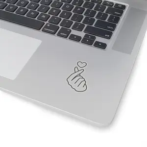Finger Heart Stickers, Heart Decals, Love Stickers, Cute Laptop Stickers, Valentine's Day Gift, Scrapbooking Supplies