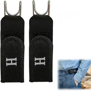 Tactical Metal Hook Elastic Strap Unisex Patented Buckle-Free Invisible Design Soft Adjustable Household Daily Accessory TikTok Shop Black Friday Organiser