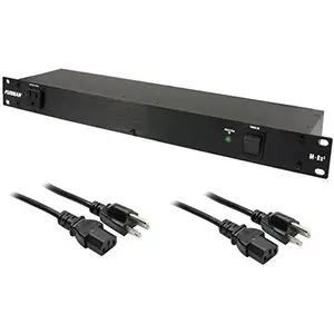 Furman M-8x2 Merit Series 8 Outlet Power Conditioner & Surge Protector with Hosa 18 Gauge Electrical Extension Cable