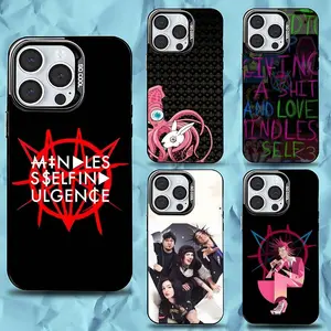 Msi Mindless Self Indulgence Phone Case For iPhone17, 16,15,14,13,12,11,Pro,Max,Plus,Mini,XS,SE Anti Fall Black Matte Hard Bumper
