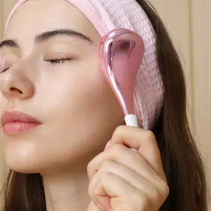 New Beauty Cold Therapy Spoon, Facial Ice Massage Ball, Home Use Ice Wave Spoon, Face Eye Care Massager Tool, Facial Care Tools