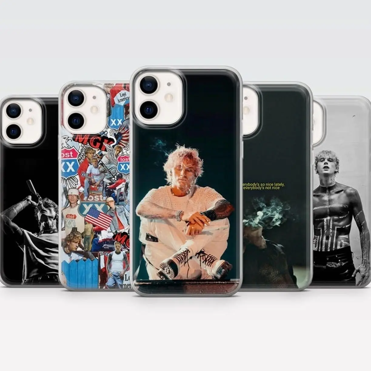 Machine Gun Kelly Phone Case MGK Compatible with iPhone 17, 16, 15, 14, 13, 12, 11, X & Galaxy.