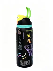 Owala 32oz large-capacity insulated cup, made of stainless steel, keeps drinks hot or cold for a long time, perfect for both cold and hot beverages! It features a dual drinking spout design.