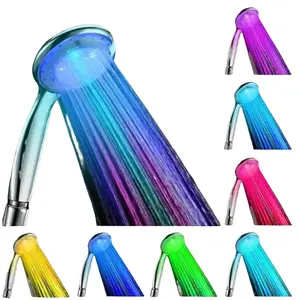 Vibrant 7-Color LED Shower Head - Transform Your Bathroom with Colorful Water Glow - Perfect for Relaxing Showers & Fun for Kids & Adults - Easy to Install!