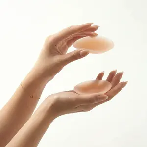 Extra Thick Silicone Nipple Covers for Women Reusable Adhesive Seamless Invisible Bra Pasties for Strapless Backless Dress