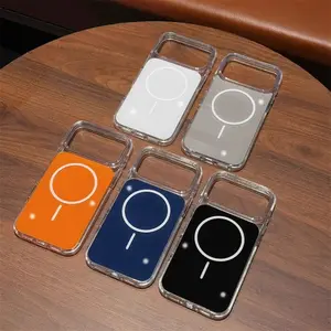 Acrylic anti-drop hard case suitable for iPhone 17/16/15/14/13/12/11, a creative multi-color protective cover that is shockproof, drop-proof, and waterproof