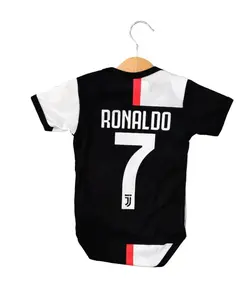 Cristiano Ronaldo Juventus Home Baby Onesie Jersey 9TN