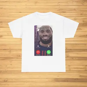 Lebron Pork Is Calling Funny Meme Shirt Summer Graphic Tee for Oasis Fans Unique Music Gift T-Shirt