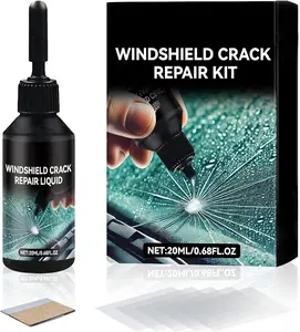 Car Windshield Crack Repair Kit Car Care Advanced Maintenance Cracks Gone Glass Repair Fluid Automotive Windscreen Tool for Fixing Chips