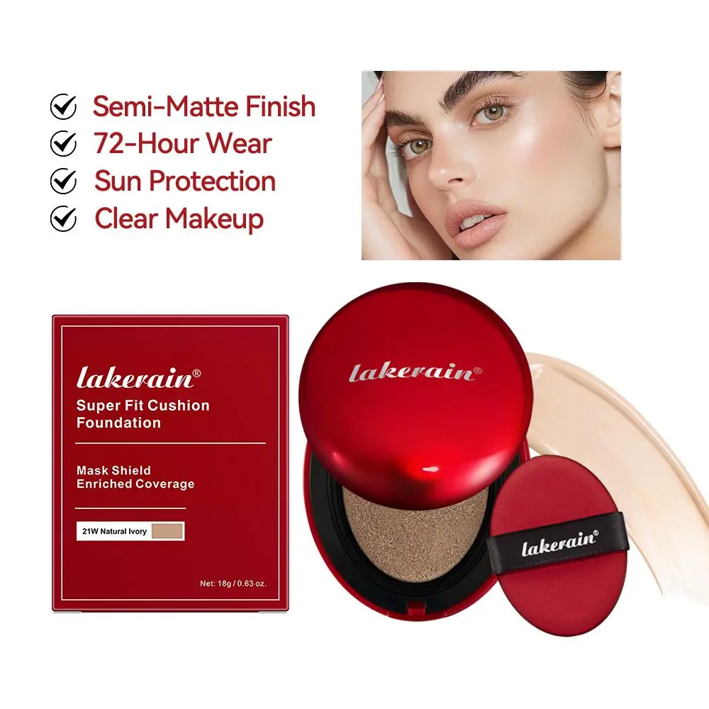 Sun Protectio Air Cushion Foundation 12 Colors CC Cream Concealer Whitening Makeup Waterproof Cosmetics Brighten Face Base Tone