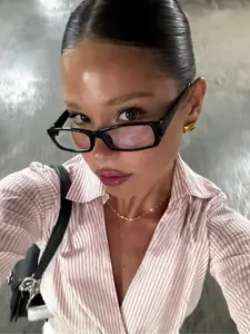 Unisex Rectangle Frame Fashion Glasses, Square Frame Eyeglasses, Casual Daily Reading & Commuting Eyewear, Stylish Frame for Work & Leisure Activities