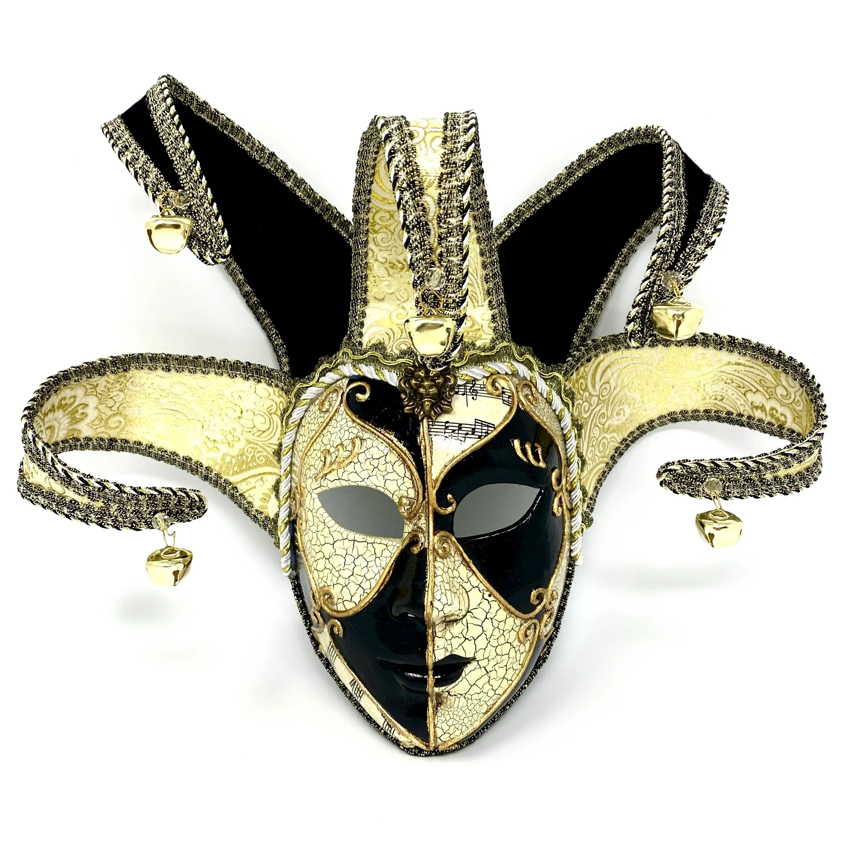 Jester Joker Mask, Venetian Masquerade Carnival Party Masks for Halloween Mardi Gras Cosplay