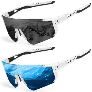 KINGEVEN Polarized Cycling Sunglasses UV400 Protection Mens Women Mountain Ebikes For Adults Bike Sports Goggles accessories men SU-920 Shades Outdoor performance eyewear