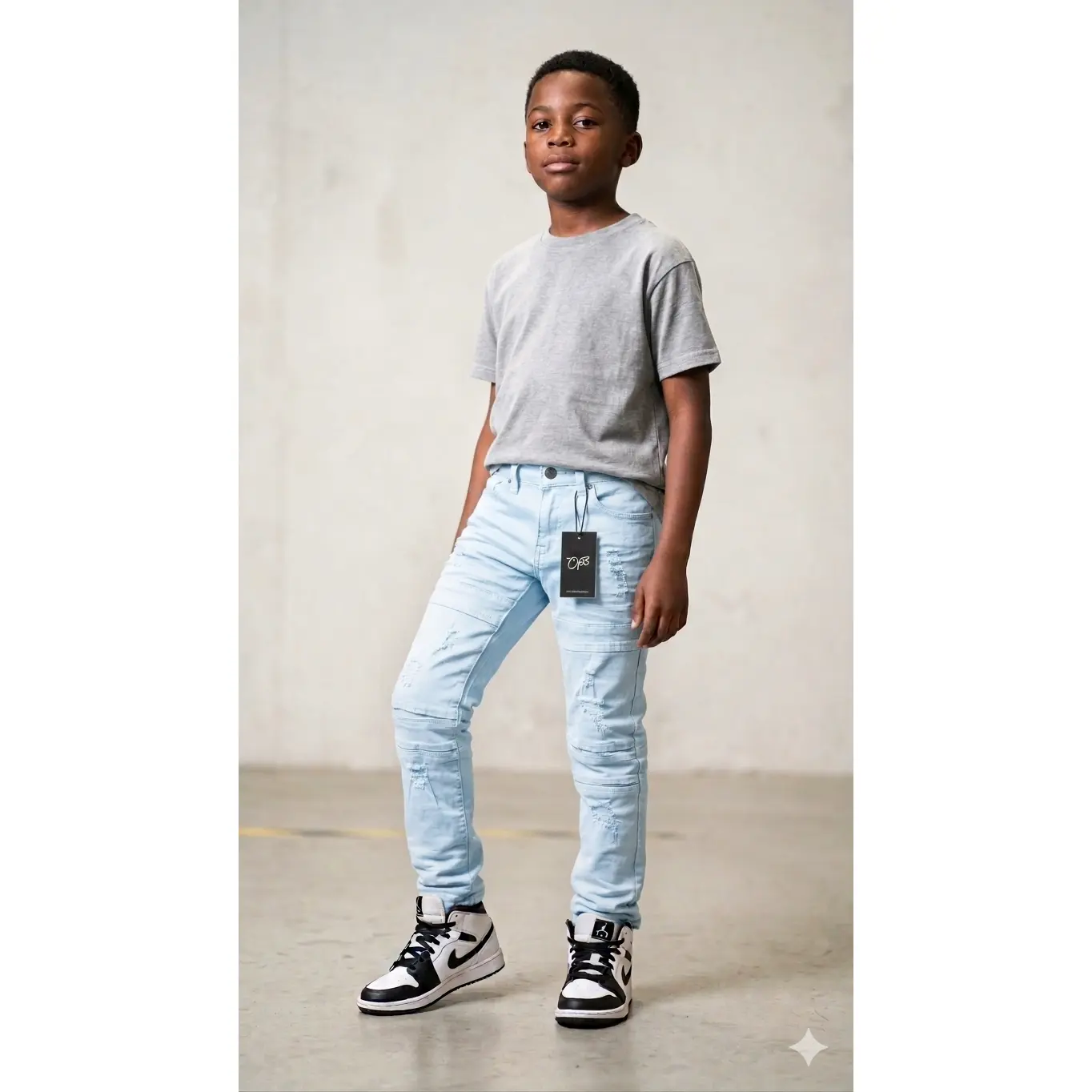 Ops Jeans - PNR Biker Pants - Sky - OPS1718