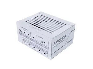 Lian Li SP Platinum 1000W SFX Form Factor Power Supply with 12V-2x6 Connectors - ATX 3.1 & PCIE 5.1 Compliant - Low-Noise - Fully Modular - 105°C Capacitors - 10 Year Warranty - White (SP1000P.W)