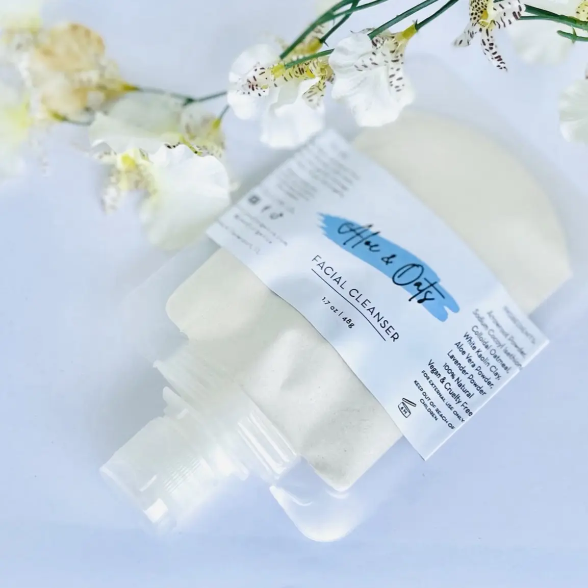 Refill Pouch Gentle Cleansing Powder Aloe and Oats Facial Cleanser