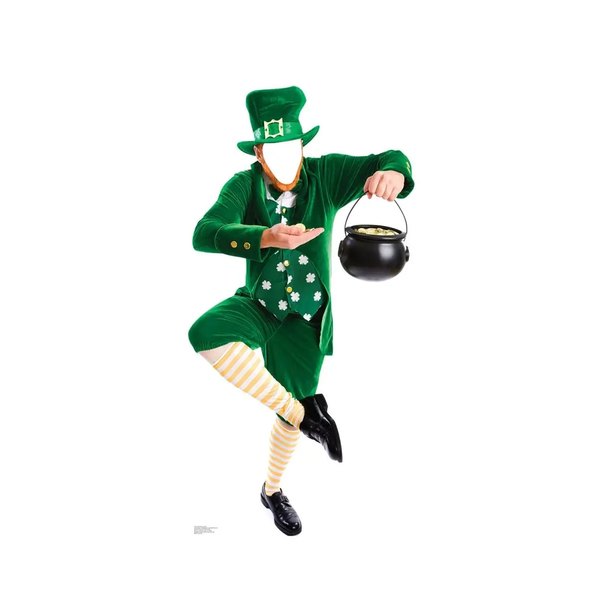 Advanced Graphics 2299 Leprechaun Cardboard Standup - 65x33" Decorative Saint Patrick's Day Party Decorations, St. Patrick’s Home Decor Cardboard Cutout for Home Supplies
