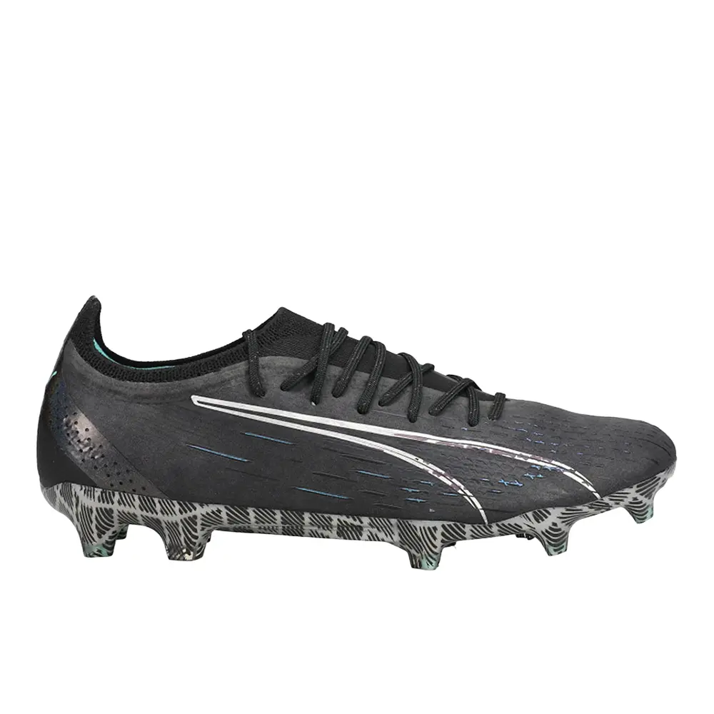 PUMA Mens Ultra Ultimate Soccer Cleats Cleated, Firm Ground, Turf - Black