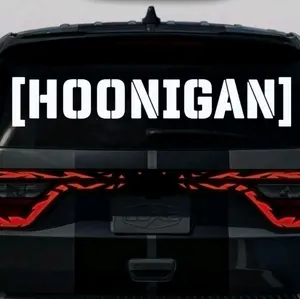 Hoonigan small or Large rear window vinyl window decal sticker.