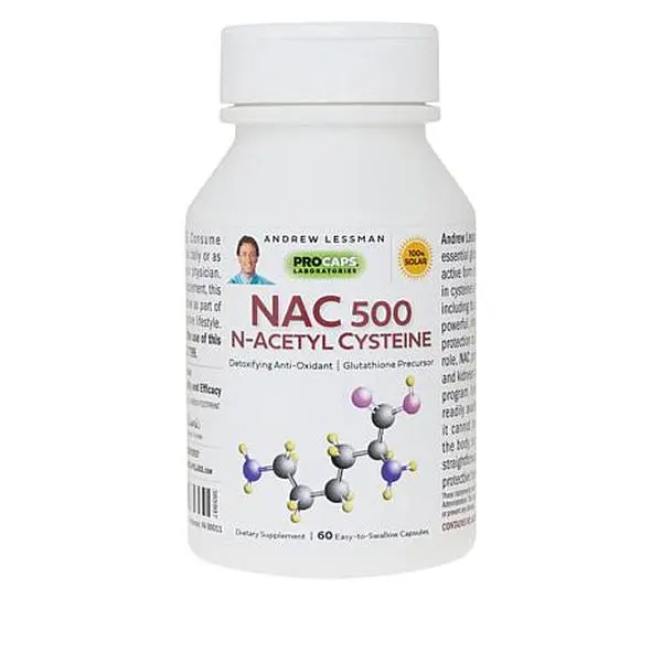 Andrew Lessman NAC-500 N-Acetyl Cysteine - 60 Capsules