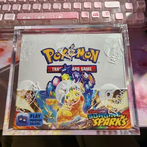 Acrylic cases for Pokemon Booster Box with UV protection