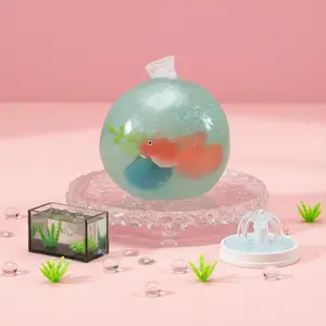 Goldfish Pond Stress Ball Squishies  Soft Stress Relief Fidgeting Toy, Anxiety Fidgets Sensory Play Set for Relaxing & Gifting #Summervibes