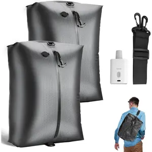Travel Vacuum Bags with  Pump,  Vacuum Compression Bags for Suitcase, Space Saver for Luggage, Airtight & ,  for Frequent Travelers & Business Trips (2-Pack)