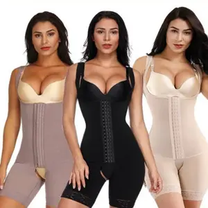 Women's Seamless Compression Bodysuit - Lady's Basic High-Waist Tummy Control Sexy Shapewear Jumpsuit