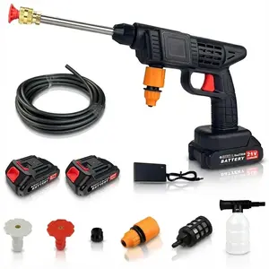 [Wash Anywhere] Portable Cordless Pressure Washer - For Car, Patio & Garden (Siearpuorl)