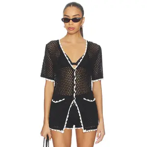 superdown SUPERDOWN Brisa Top in Black & White
