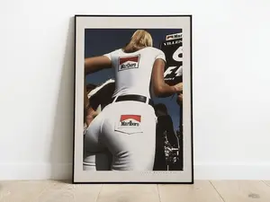 Marlboro Poster, F1 Poster, Formula 1 Print, Gift for Formula One Fans