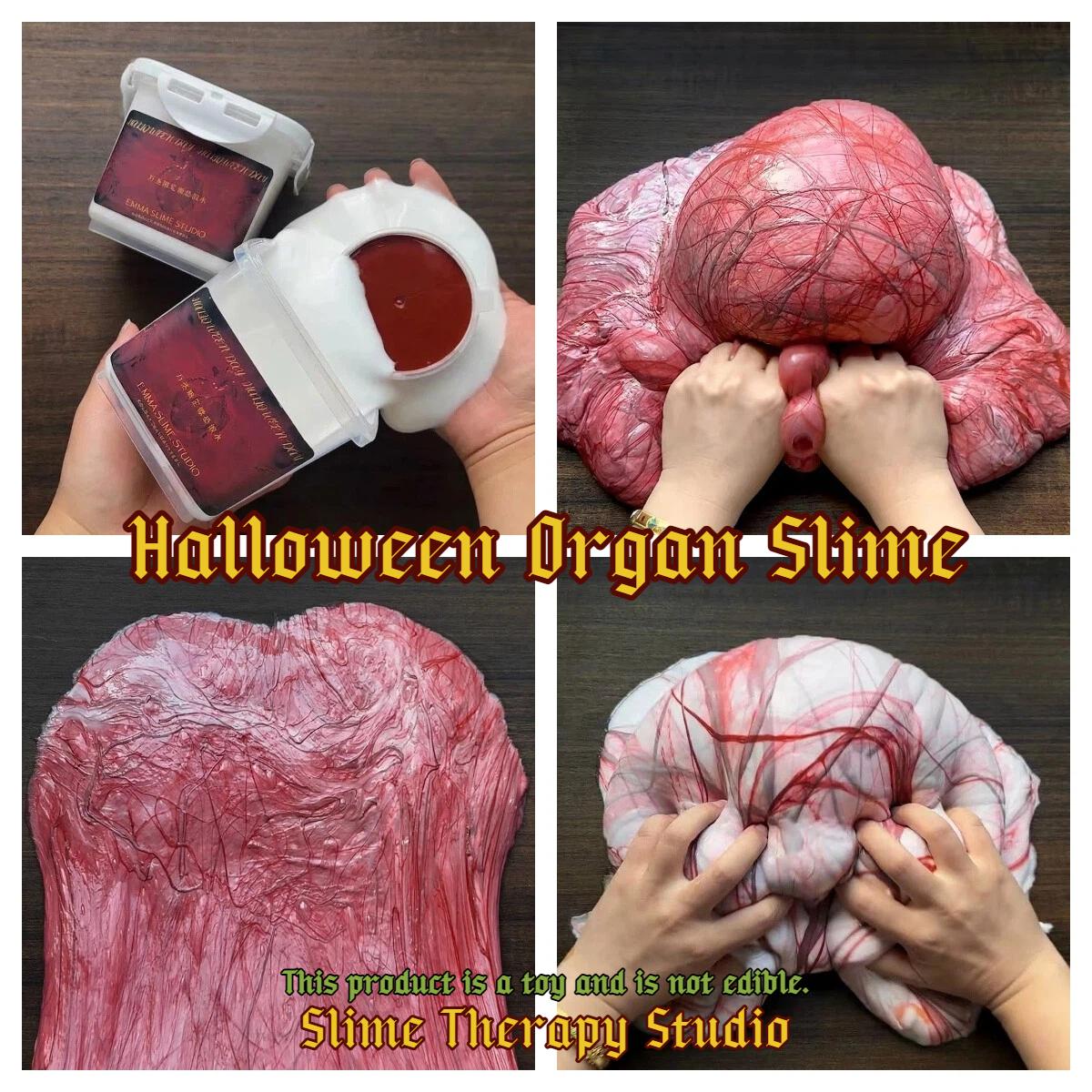 Water Slime — Color-Mixing, Fascia-like Texture | Halloween Organs, Alien Creatures, Tulips, Christmas Themes, Yarn Balls, Juice Series | Premium Scent | Fascia-like Texture | Whimsical Stress-Relief Toy | ASMR, Stress Relief, Fidget Toy, Best-Selling