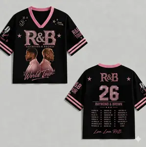 [Jersey Shirt] Raymond & Brown Music Art 2026 Boxy Mesh Jersey Best Gift for Music fans Tee