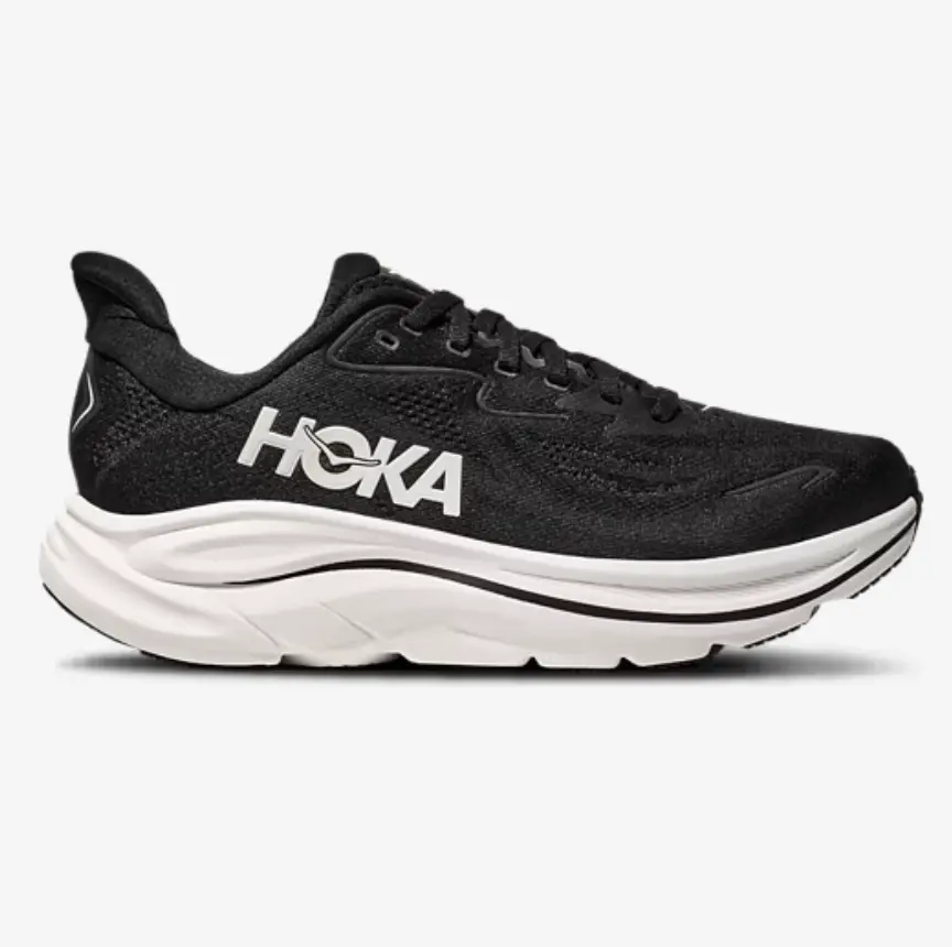 HOKA Clifton 10 Black White Women's Shoes SKU: 1162031-BWHT Trainer Casual Sneaker Women Sneakers for Women Running Shoes Gym Shoes Womens Running