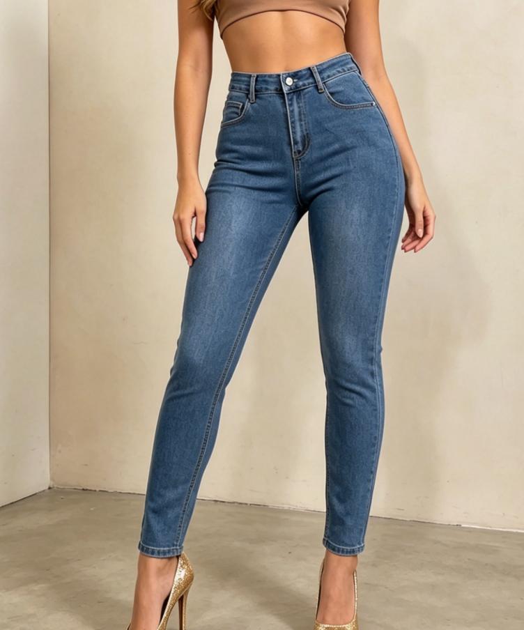 butt lift stretchy tummy control Slimming High-Rise Bodycon Jeans  hourglass figure casual pants for women women's jean high waist jeans women   stretchy slim fit jean for women  denim trousers 2026 fasion