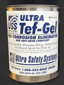 TG-8 Ultra Tef-Gel  Corrosion Eliminator AND Anti-Seize Lubrican 1 Gallon Can