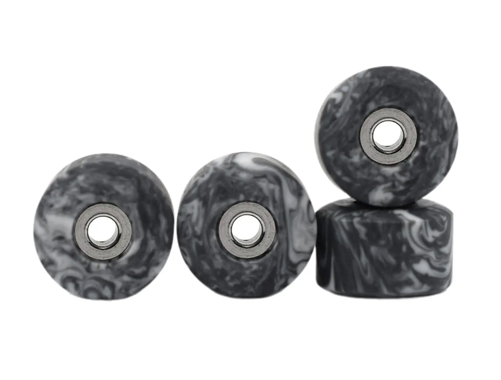Apex New Street Wheels - 71D Urethane - Ultraspin Bearings - "Grey & White Swirl" Apex New Street Wheels - 71D Urethane - Ultraspin Bearings - "Grey & White Swirl"