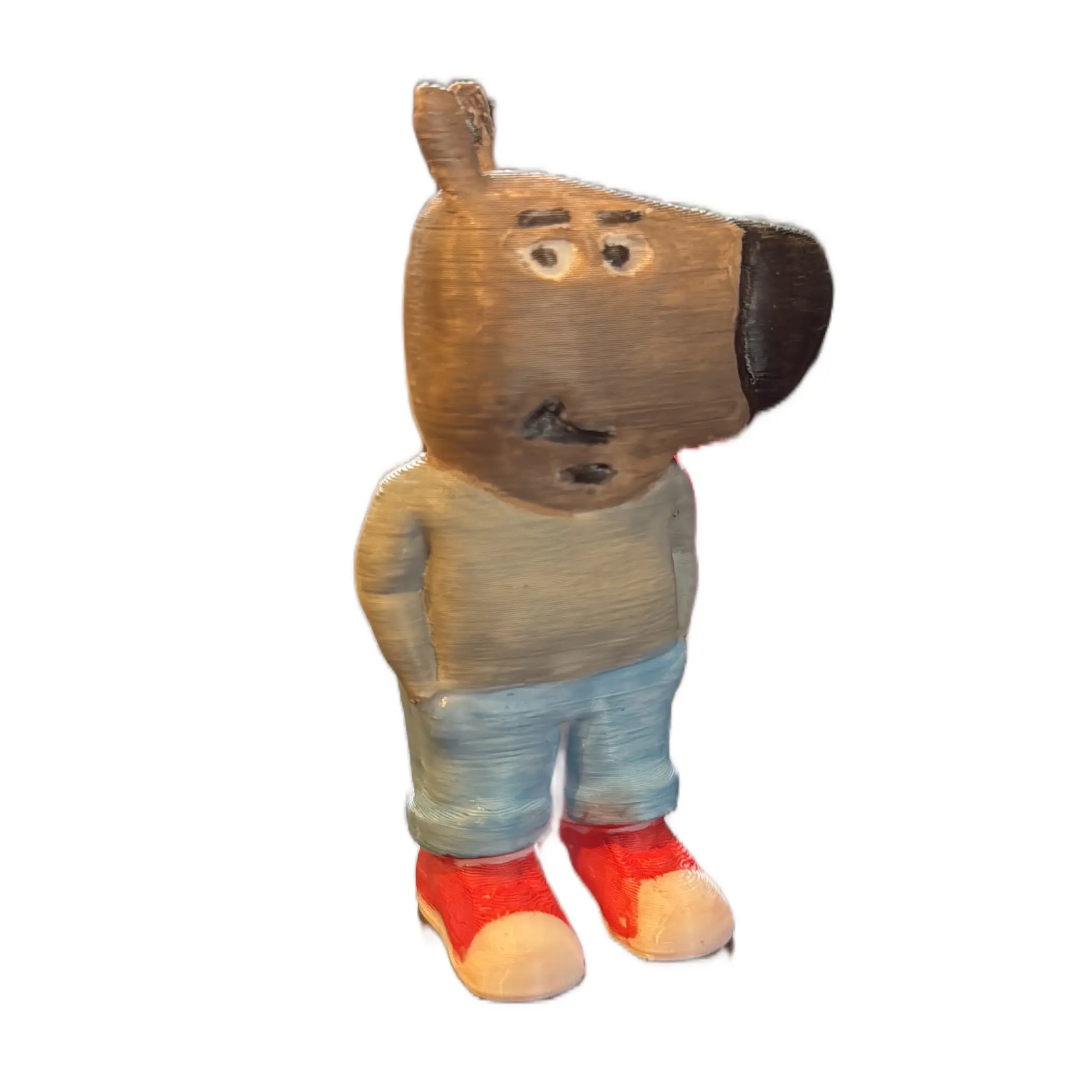 3D Printed Chill Guy Figurine