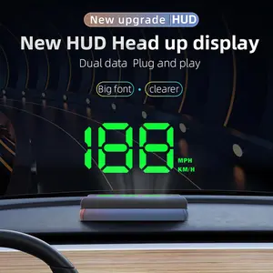 Heads up Display for Cars,Car HUD,Head up Display for Car,Digital GPS HUD Speedometer,USB Cable Plug and Play,Automatic Brightness Adjustment,Large Font Display