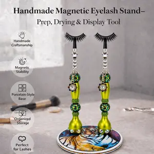 Handmade Magnetic Eyelash Stand – Prep, Drying & Display