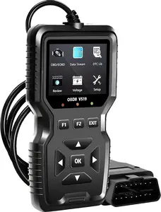 OBD2 Scanner Diagnostic Tool for Car and Truck - Car Engine Code Reader, Full OBD2 Features, Reset, Modes 6 & 8, O2 Sensor, 1996+ OBDII/EOBD Vehicles Compatible