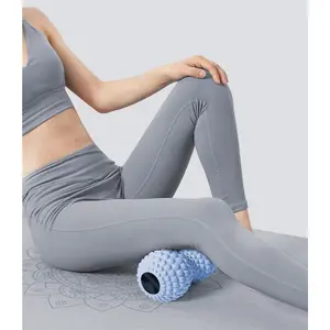 Peanut Massage Ball, Double Lacrosse Massage Roller Ball for Deep Tissue Muscle Massage, Physical Therapy, Myofascial Release, Muscle Knots, and Yoga Therapy Body Care Elastic Lightweight