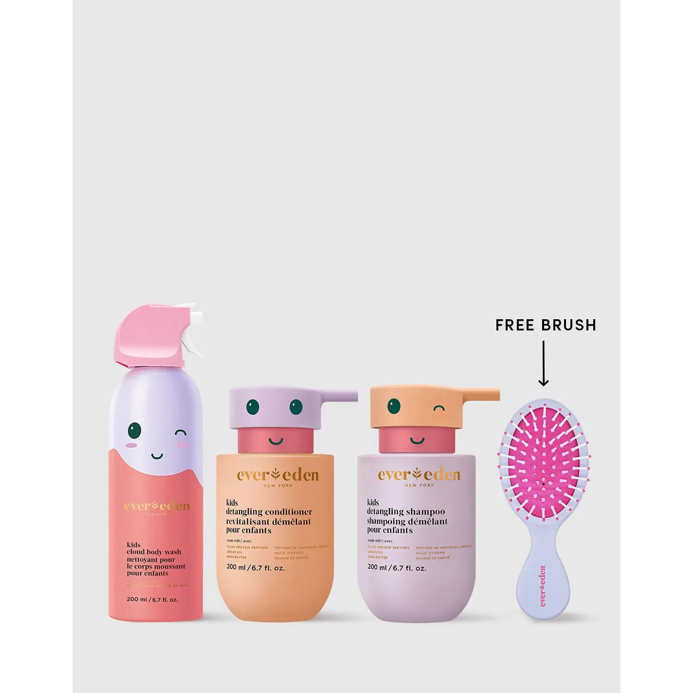 Kids Cloud Body Wash + Shampoo + Conditioner