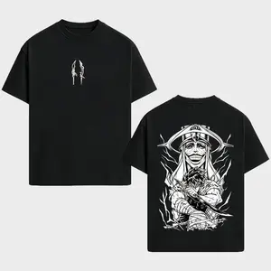 Sung Jin Woo X Solo Leveling Anime Manga Graphic Short Sleeve T-Shirt,  Heavy Cotton Unisex Tee, Gift For Anime Fan, Anime Lover, Manga Lover Gift For Him Gift For Her, Iconic Anime Character Print Casual Streetwear