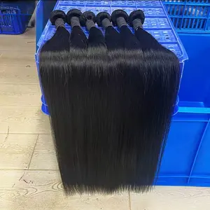 100% Raw Brazilian Straight Hair Bundles 10-32 Inch | Long Luxury Human Hair Extensions
