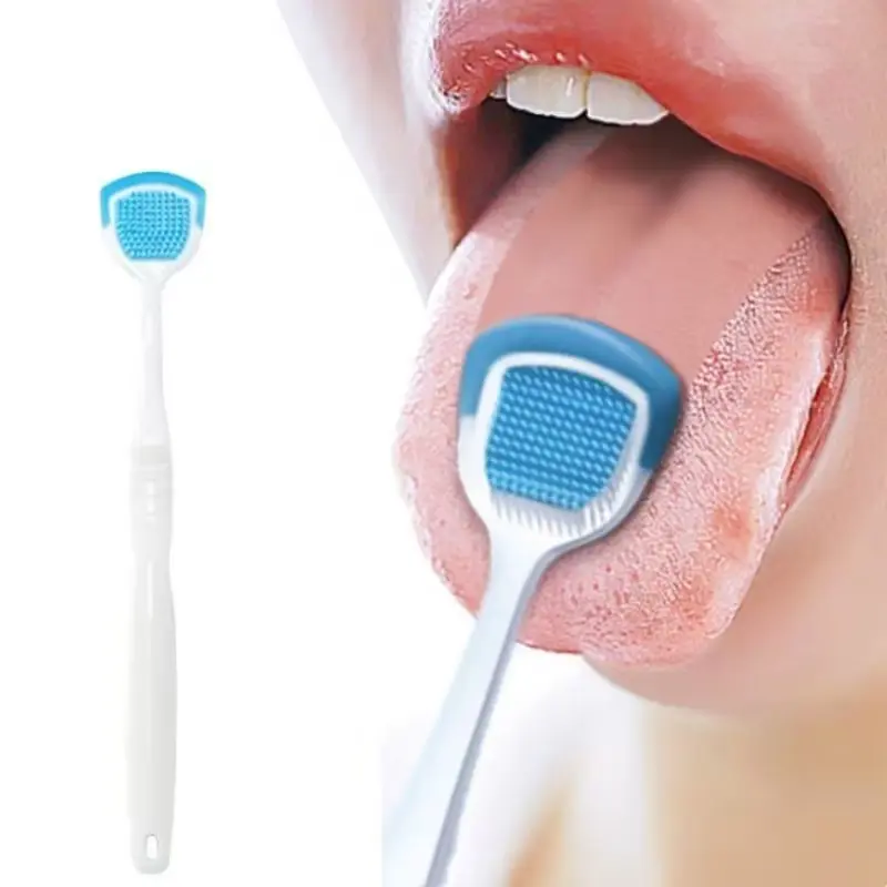 Random Color Tongue Cleaner, Oral Care Reduces Bad Breath, Adult Use Tongue Cleaning Tool, Tongue Scraping Tool, Tongue Scraper Cleaner, Oral Care Tools, 1 Piece Pack, Dental Hygiene Essential