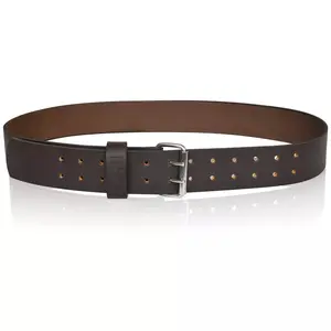 TRUTUCH Leather Work Belt | Chocolate Leather 2-Inch Work Belt | Tool Bag Belts